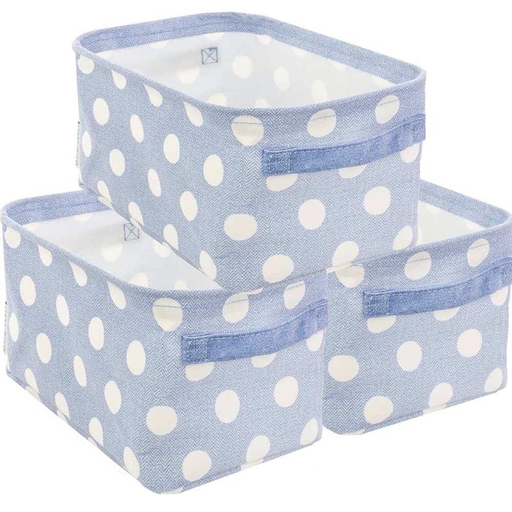 NWT-Steel Mill & Co 3-Pack Collapsible Storage Bins